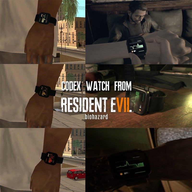 Codex Watch From Resident Evil 7