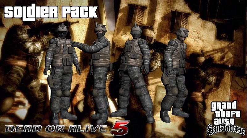 Dead Or Alive 5 - Soldier Pack Mobile