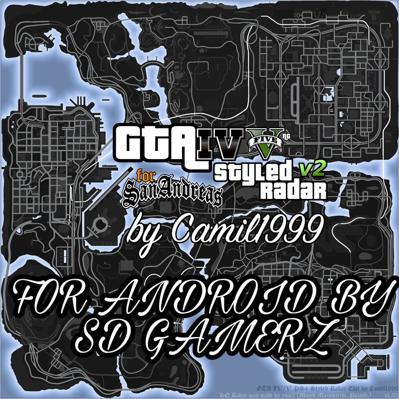 Gta Ivv Styled Radar скачать для Gta San Andreas на Андроид 5939