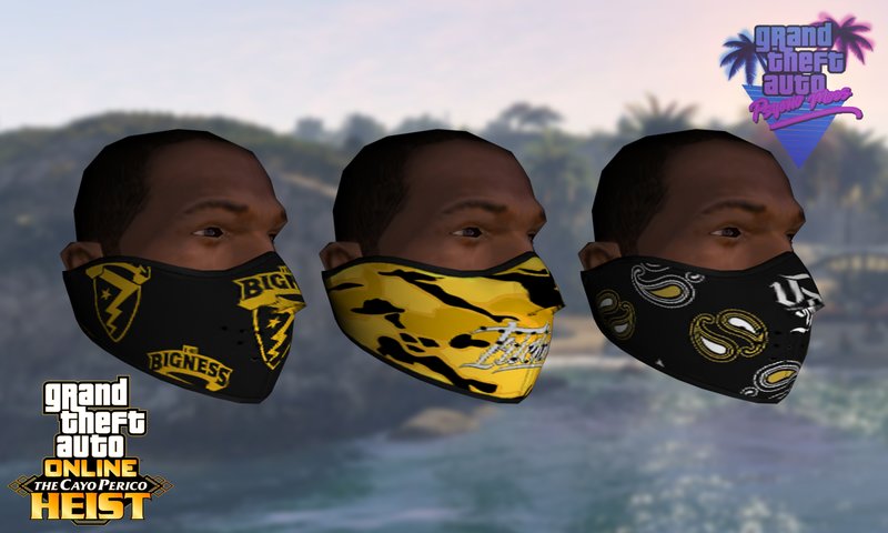 GTA:O The Cayo Perico Heist Face Mask for CJ