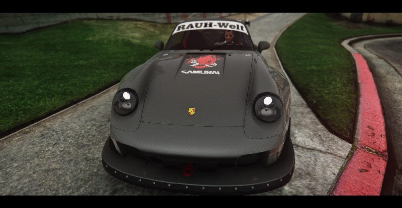 Jhonny Silverhand Samurai Livery for Porsche 911 GT-2
