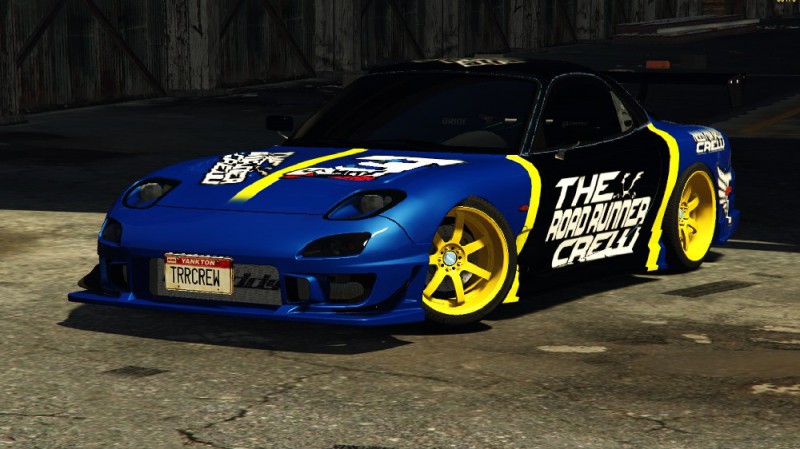 Mazda Rx7 The Road Runner Crew (Livery) v1.0