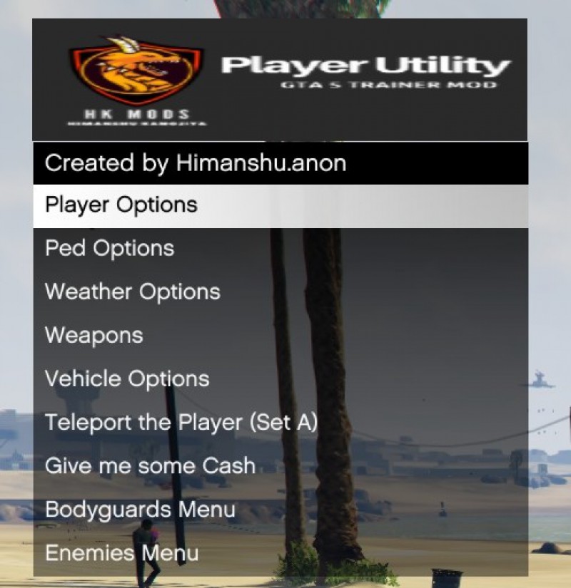 Player Utility - Single Player Trainer Mod v1.5