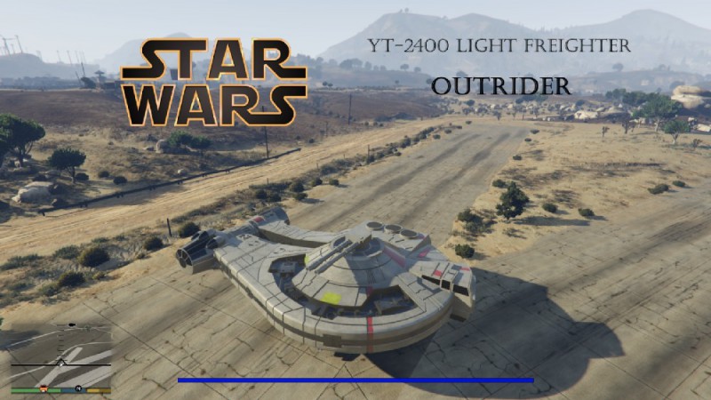 Star Wars YT-2400 Light Freighter (Add-On) v0.1