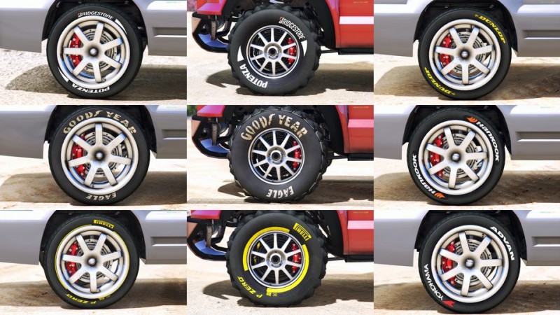 Tyres HD Textures Pack 2K v1.4