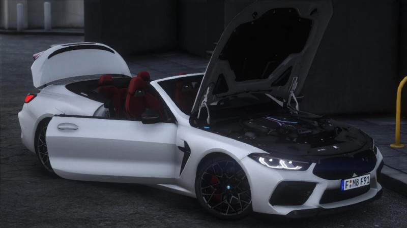 BMW M8 F91 Competition Convertible 2021 (Add-On) v2.0