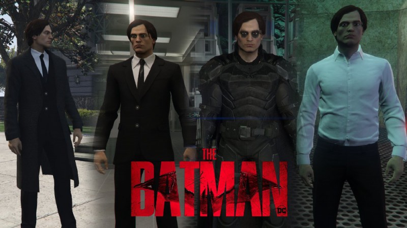 Bruce Wayne Outfits Pack: The Batman 2022 v1.0