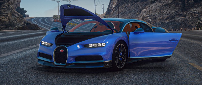 Bugatti Chiron 2017 (Add-On/Replace) v5.0