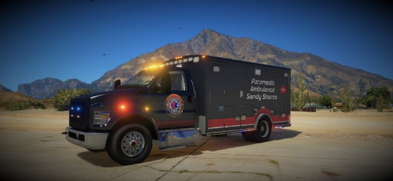 Ford F-750 Ambulance (Add-On/Replace) v1.1