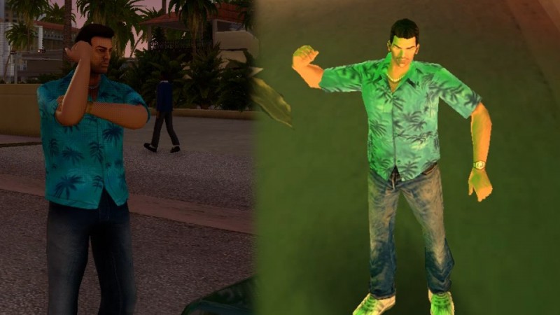 GTA3 and VC Definitive Edition PS2 Animations