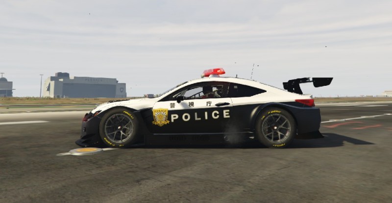 Lexus RC-F GT3 2016 Japanese Police v1.0