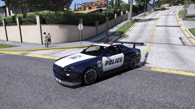 Nissan R34 Skyline Police v1.1