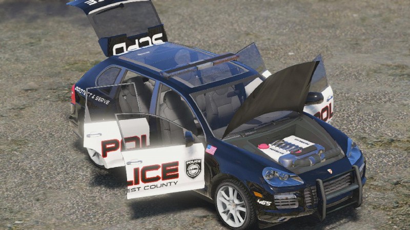 Porsche Cayenne Hot Pursuit Police 