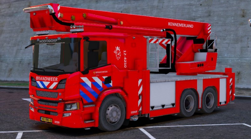 Scania P360 Brandweer Kennemerland v3.0