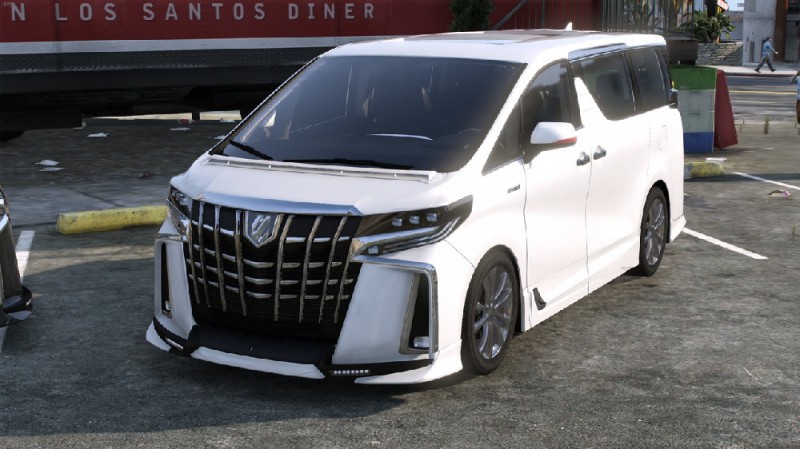 Toyota Alphard Hybrid 2018 (Add-On)