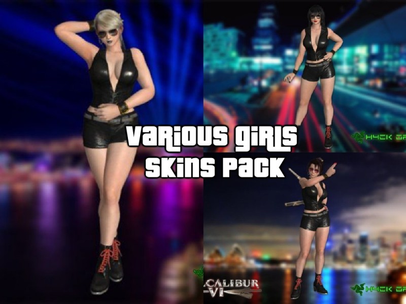 Various Girls Skins pack