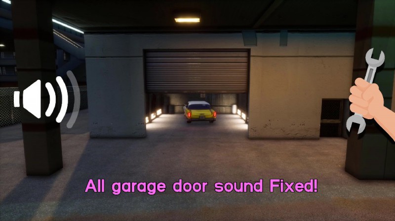 Vice City / GTA 3 Fixed garage door sound