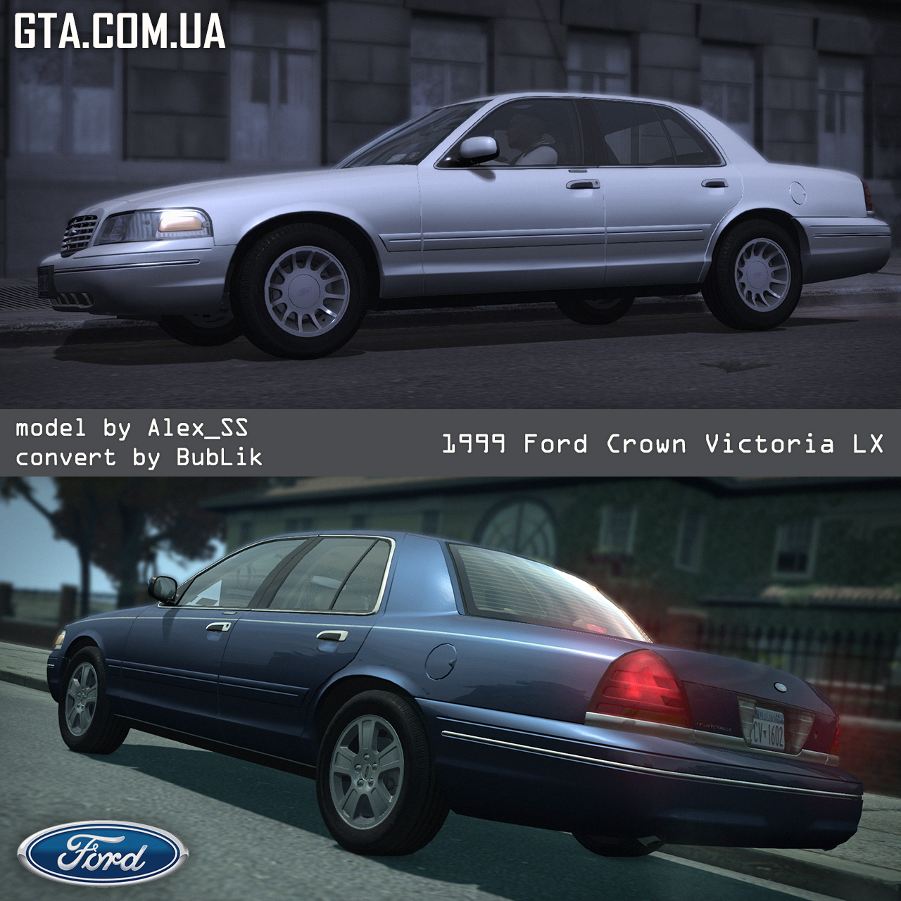 Ford Crown Victoria LX 1999 скачать для GTA 4