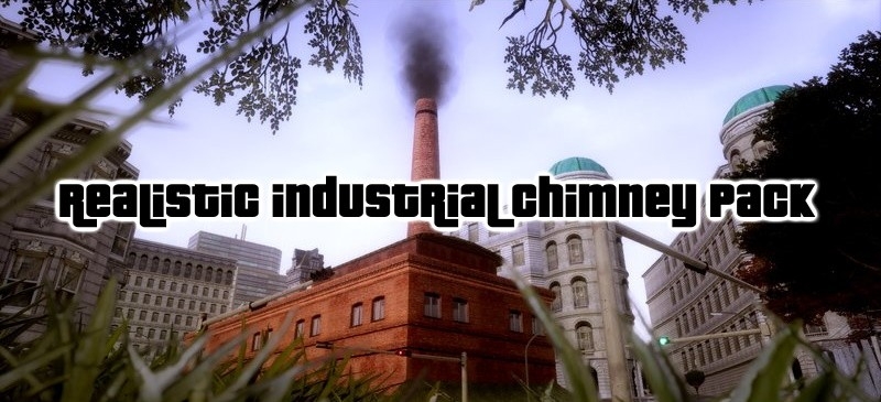 Realistic Industrial Chimney