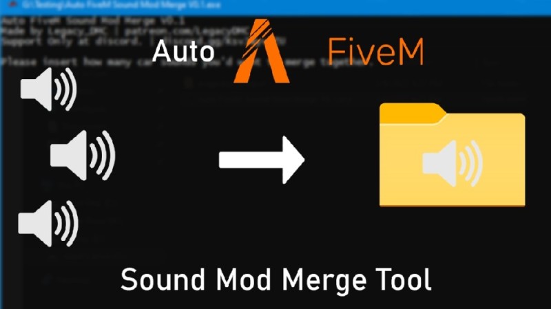 Auto Sound Mod Merger for FiveM v0.1