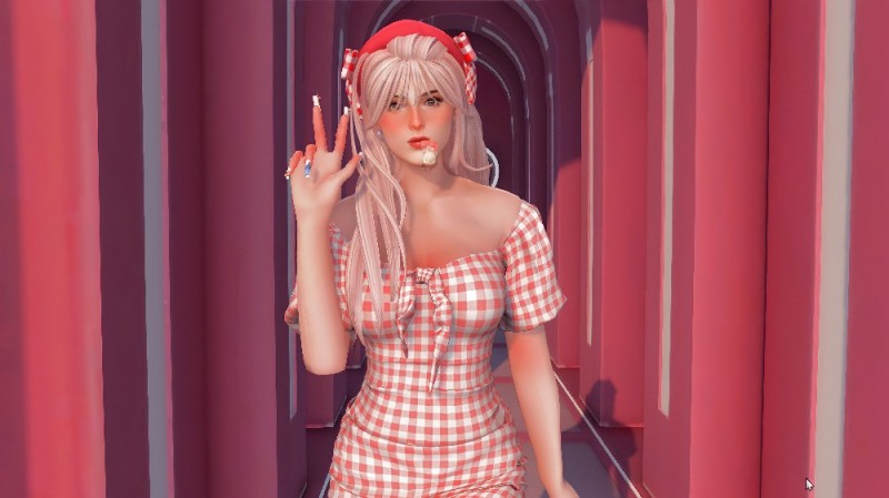 Dress-cute 19 textures for MP Female v1.0