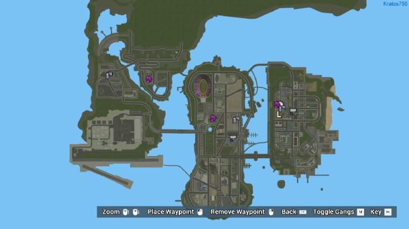 HD Satellite Map For GTA3