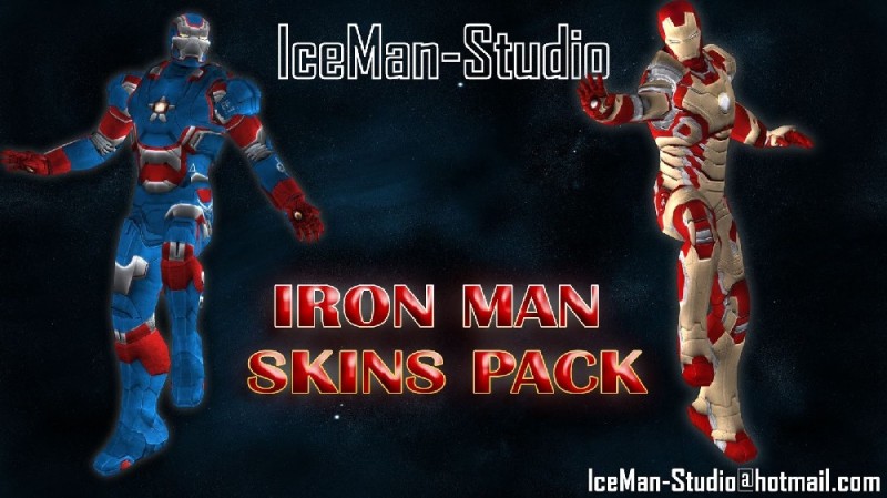 Iron Man Skins Pack