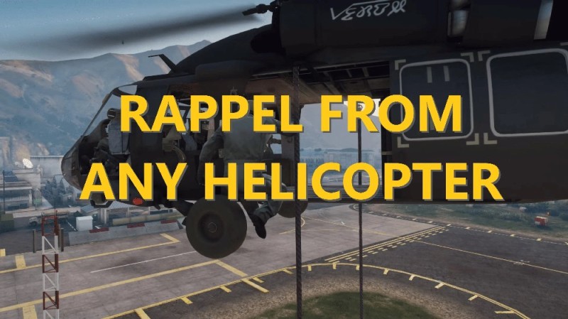 Rappel from Any Helicopter and Air Support v1.2