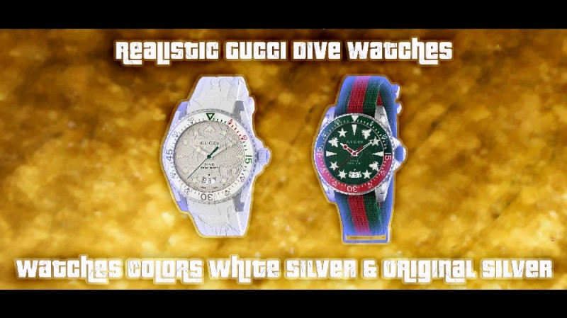 Realistic Gucci Dive Watches