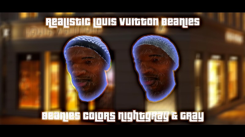 Realistic Louis Vuitton Beanies
