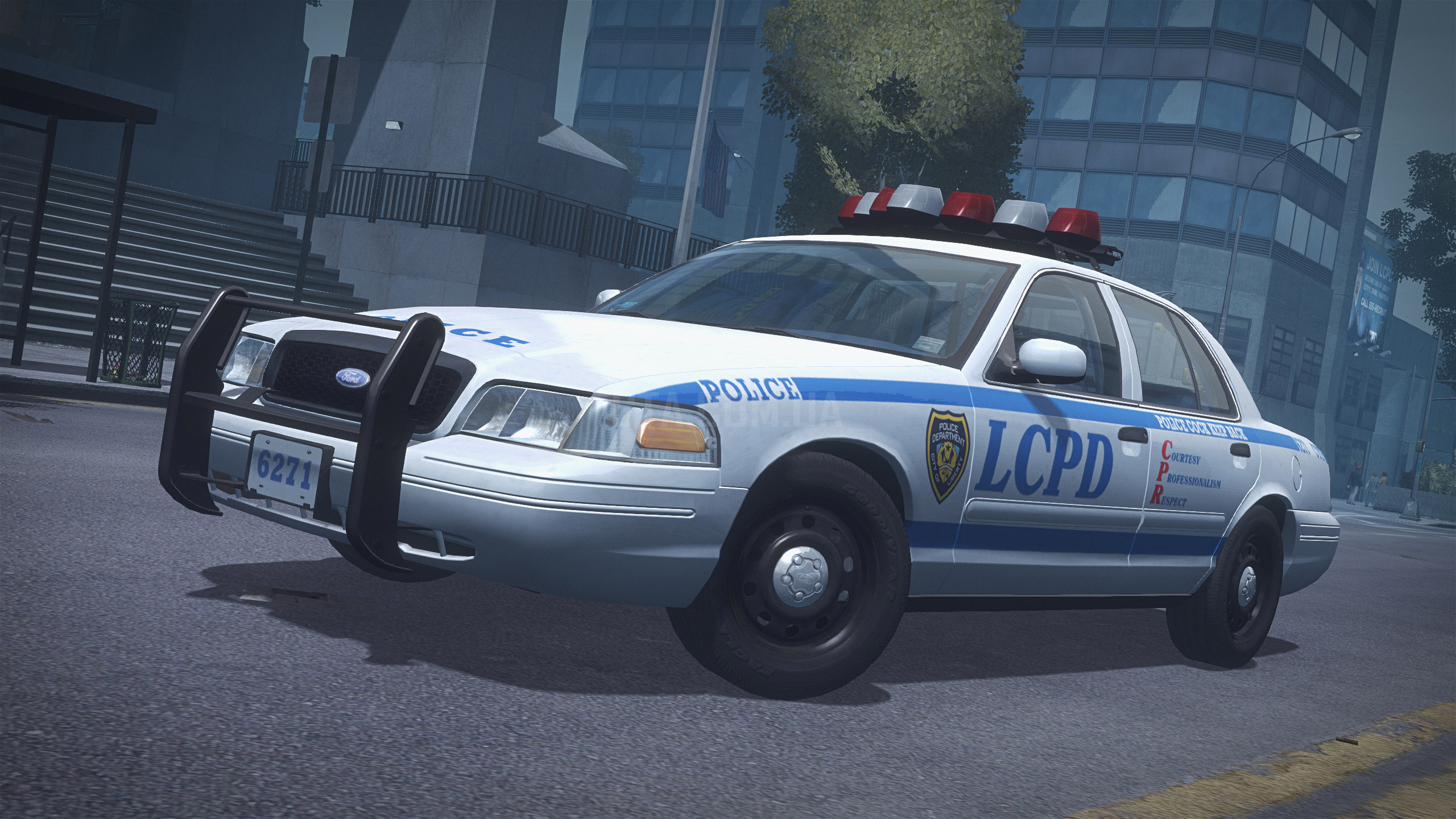 2001 Ford Crown Victoria Police Interceptor скачать для GTA 4