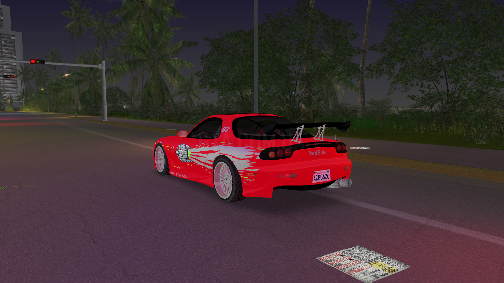 The Fast and the Furious Mazda RX-7 FD3S VeilSide 2000 скачать для GTA:  Vice City