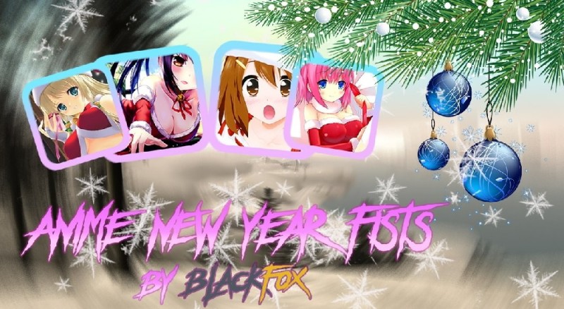 Anime New Year fist pack