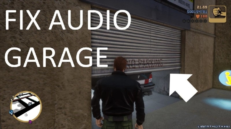 Correction of the sound of the garage