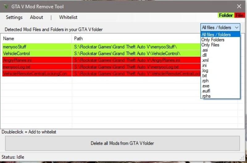 GTA V Mod Remove Tool v2.4.1