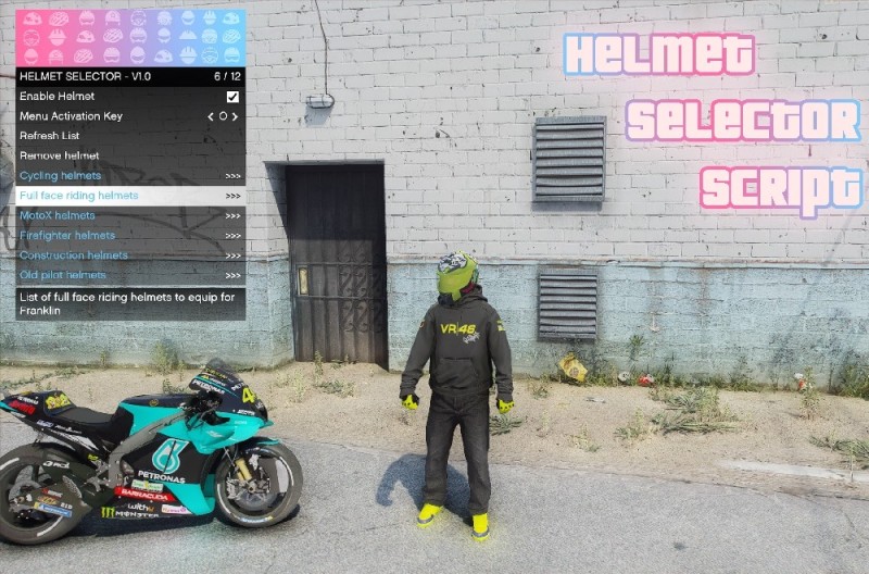 Helmet Selector v1.0