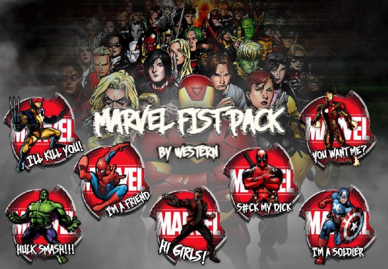 Marvel Fist Pack