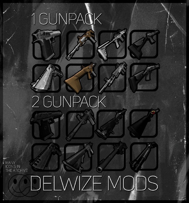 New Gunpack by delwize mods v4