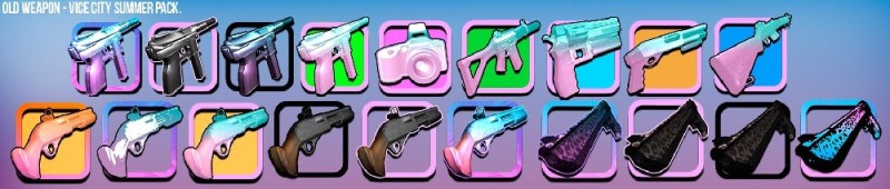 Old Weapon Vice City Summer Pack