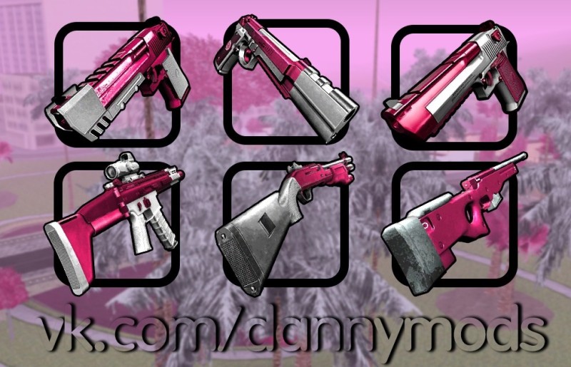 Pink gray gunpack