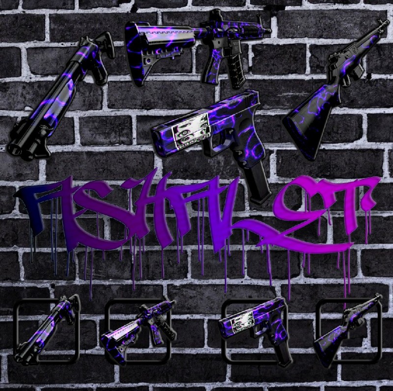 Purple gunpack