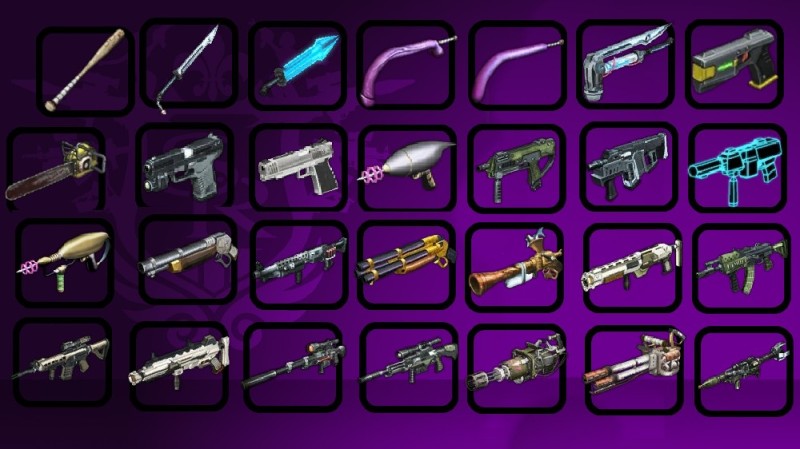 Saints Row The Third gun icons