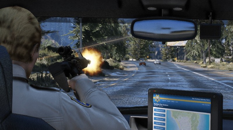 Shoot Rifle from Car v1.0