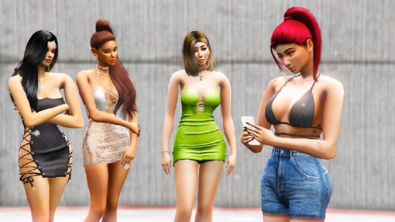 Sims 4 Custom Female x34 v1.0