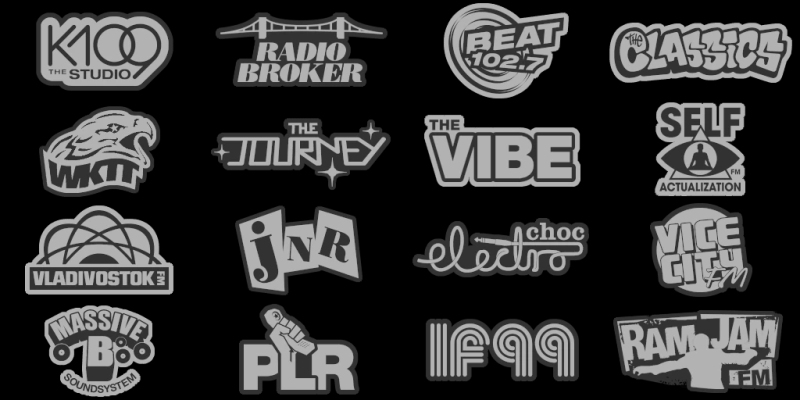 Higher Resolution Radio Logos