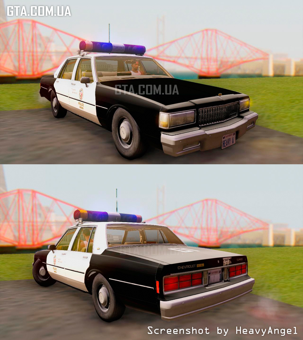 Chevrolet Caprice LAPD 1987 скачать для GTA: San Andreas