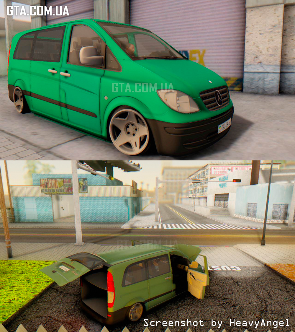 Mercedes-Benz 115 CDI Vito 2007 скачать для GTA: San Andreas