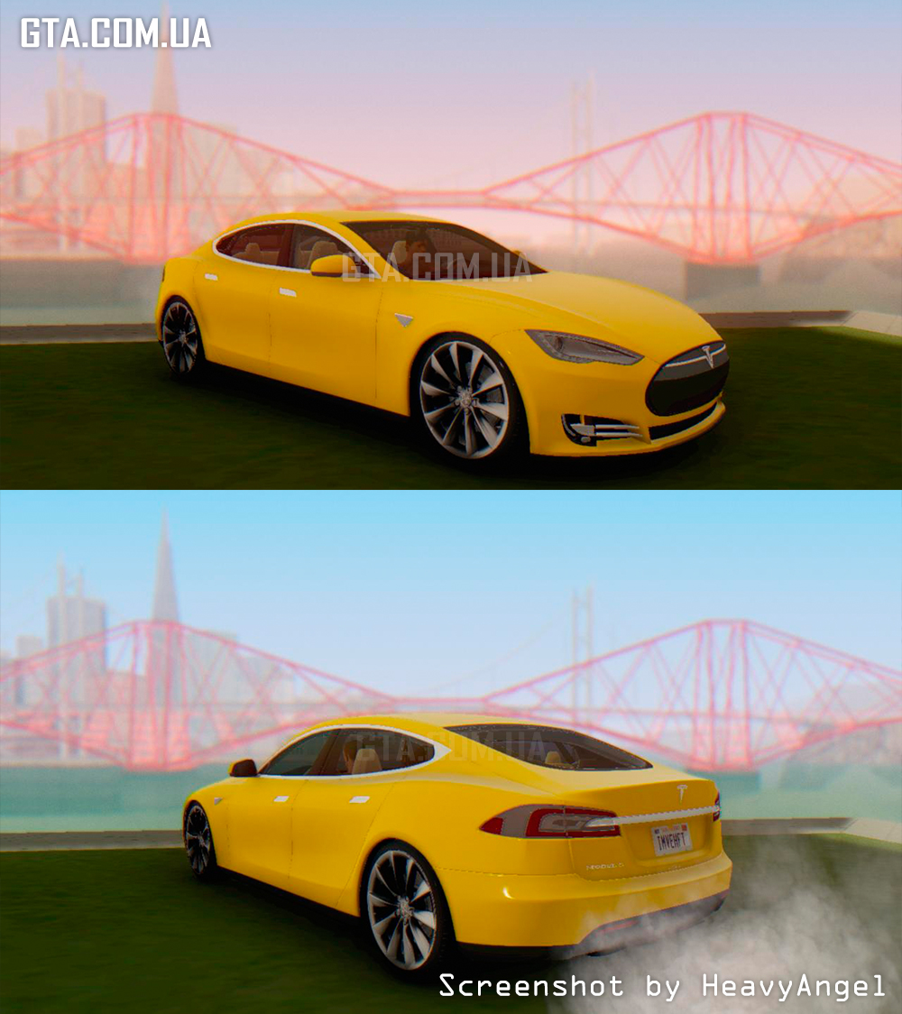 Tesla Model S 2014 скачать для GTA: San Andreas