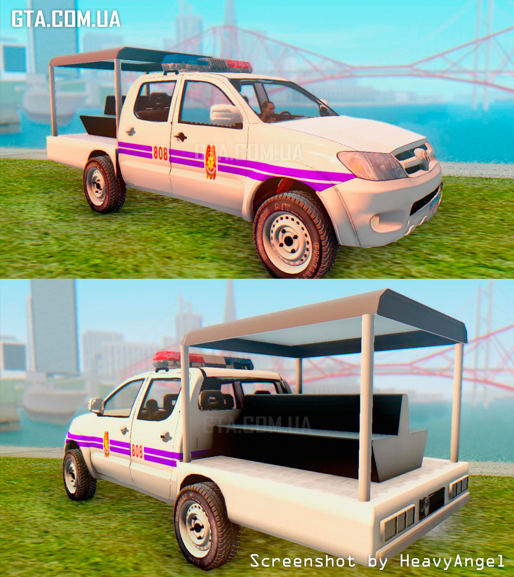 Toyota HiLux Philippine Police Car 2010 скачать для GTA: San Andreas