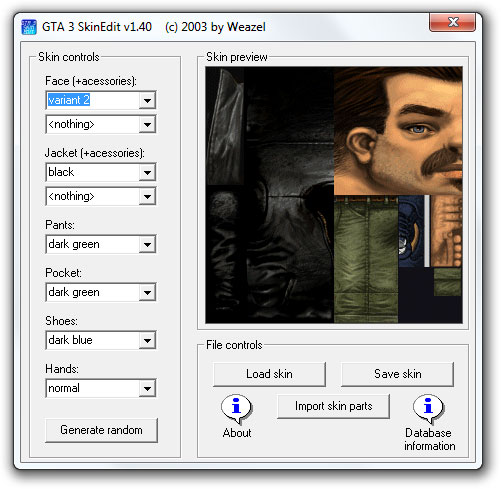 GTA 3 SkinEdit v1.4